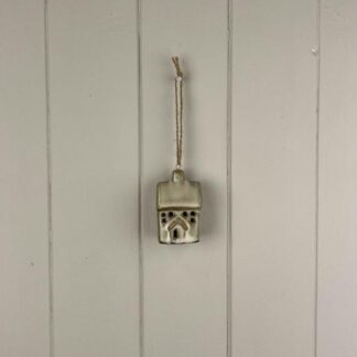 Beige Mottle Ceramic Hanging House Decoration