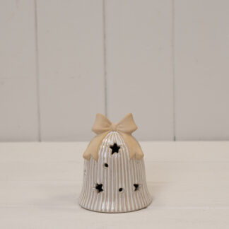 Glazed Ceramic Bell with LED