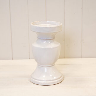 Natural Ceramic Candle Holder Large