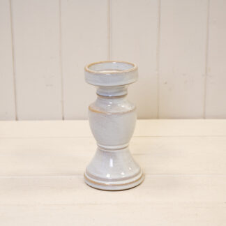 Natural Ceramic Candle Holder Small