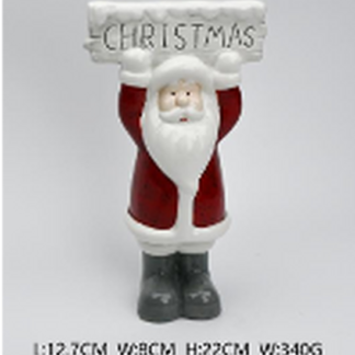 Christmas' Santa in White