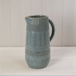 Blue Ceramic Jug