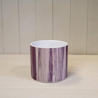 Grey Wood Grain Pot