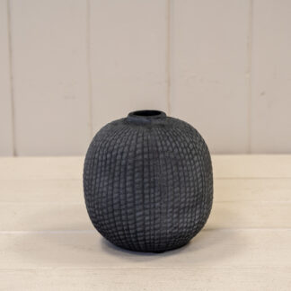 Grey Small Textured Vase