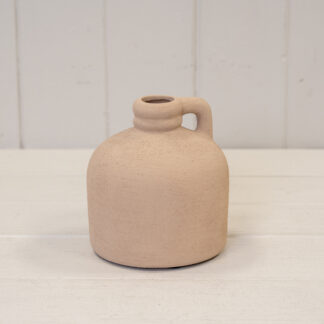 Tan Textured Small Vase
