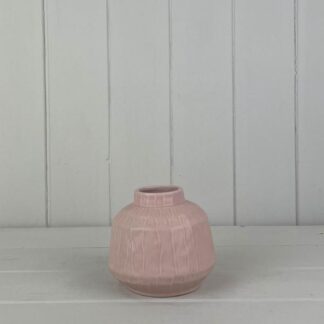 Glazed Pastel Pink Vase