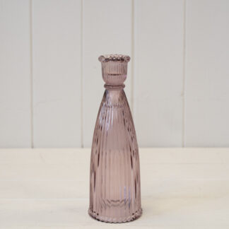 Amethyst Candle Holder Tall