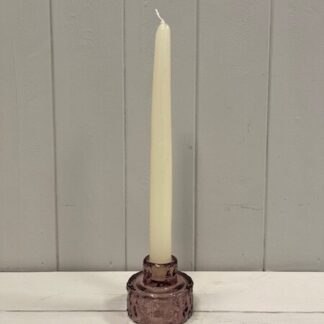 Amethyst Textured Candle Holder