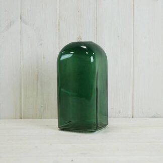 Green Square Bottle Vase