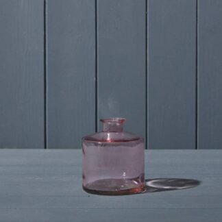 Lavender Squat Glass Bottle