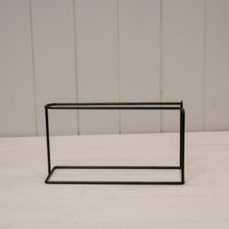 Black Metal Display Stand for 3 Bottles