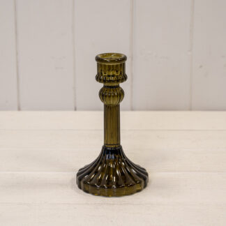 Olive Green Medium Decorative Candle Holder