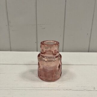 Small Rose Textured Candle Holder