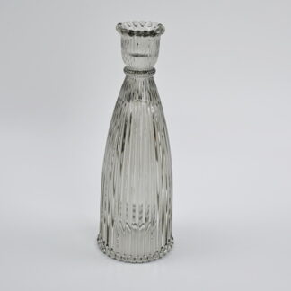 Smokey Brown Candle Holder Tall