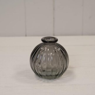 Smoky Grey Round Bottle
