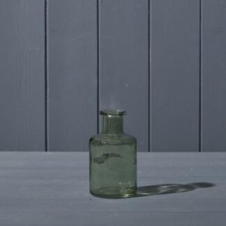Vintage Green Glass Bottle