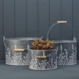 Meadow Design Buckets Set of 3