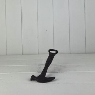 Cast Iron Hand Held Bottle Opener with Hammer Decoration