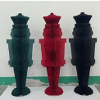 Paper Nutcracker In Deep Green