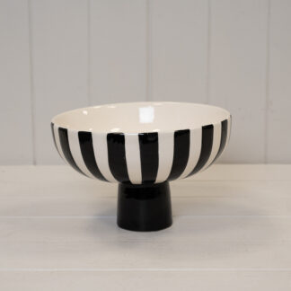 Black and White Ceramic Bowl Decor