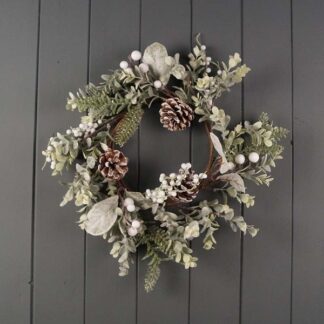 White Berry Wreath