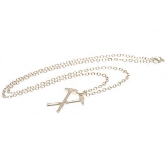 West Ham United FC Silver Plated Hammers Pendant & Chain