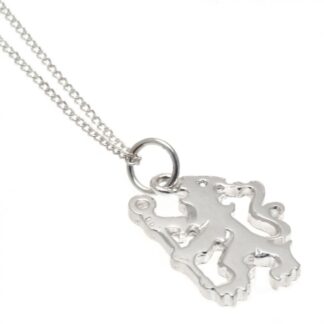 Chelsea FC Sterling Silver Lion Pendant & Chain
