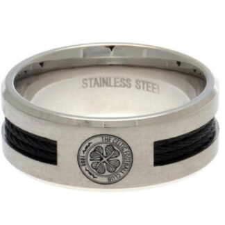 Celtic FC Black Inlay Ring