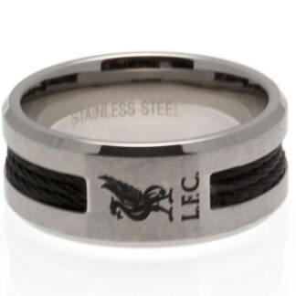 Liverpool FC Black Inlay Ring
