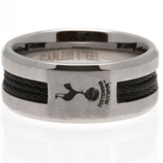 Tottenham Hotspur FC Black Inlay Ring