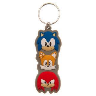 Sonic The Hedgehog Group PVC Keyring