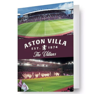Aston Villa FC 3D Lenticular Birthday Card