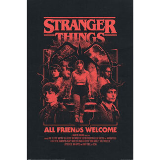 Stranger Things 5 Poster All Friends Welcome 49