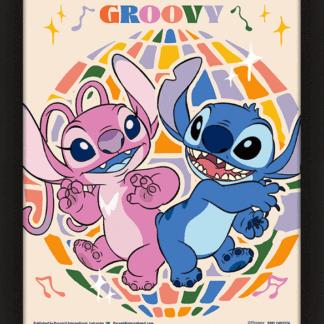 Lilo & Stitch Groovy Framed 3D Picture