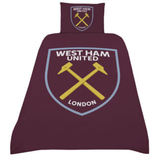 West Ham United FC Crest Single Duvet Set