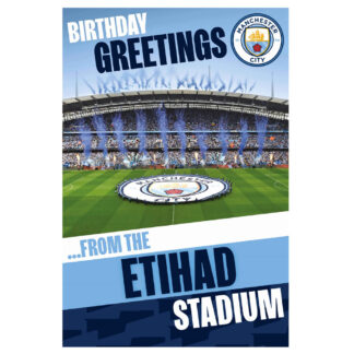 Manchester City FC Pop-Up Birthday Card