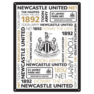 Newcastle United FC Large Montage Sign