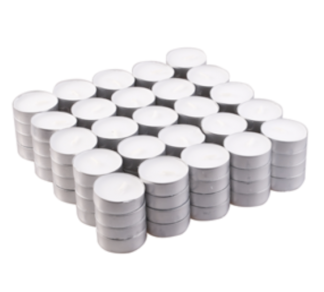 100x Unscented Tealight (4hr)