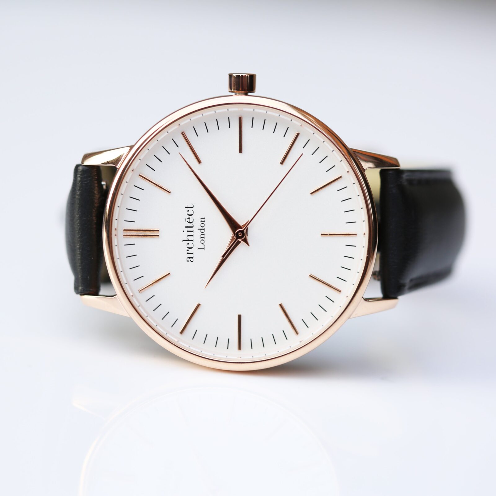 Personalised Ladies Blanc Watch + Black Strap (Own Handwriting)
