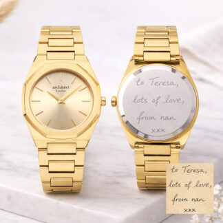Personalised Ladies Watch Cesca Doré – Own Handwriting Engraving