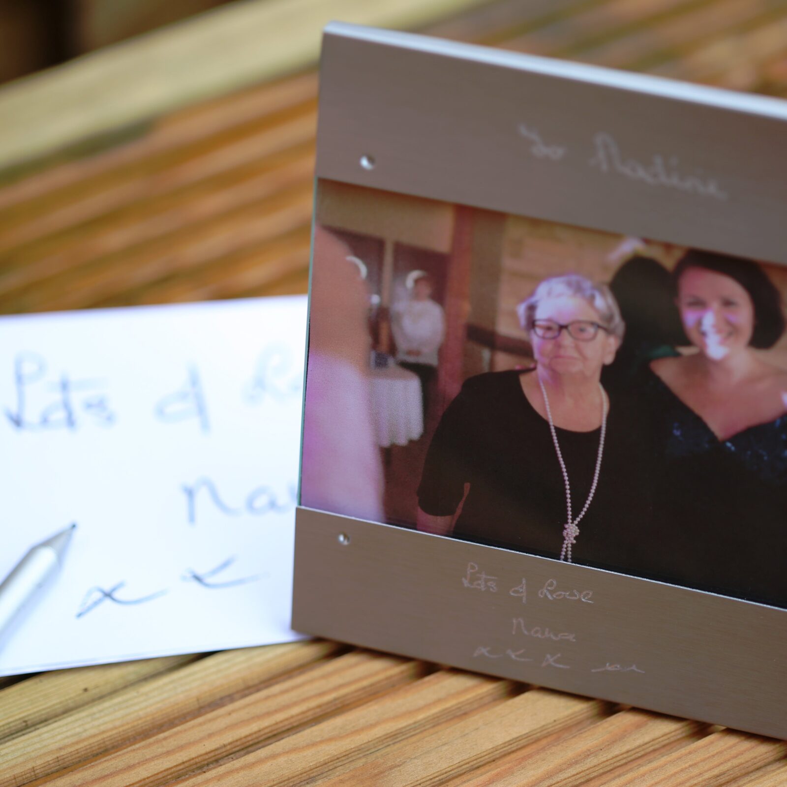 Handwriting Engraving Photo Frame